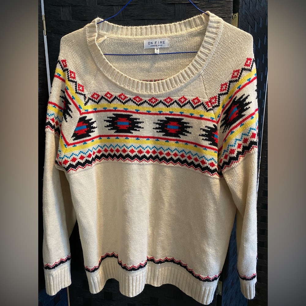 Women’s On Fire American Brand Sweater.